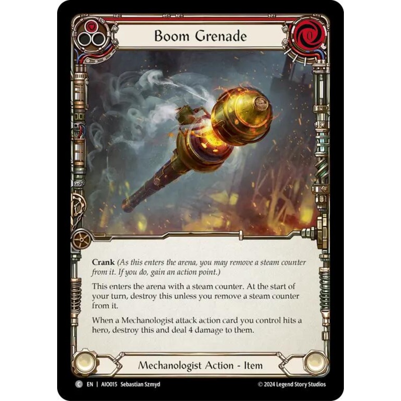 Boom Grenade (Red) [AIO015] (Armory Deck: Dash)