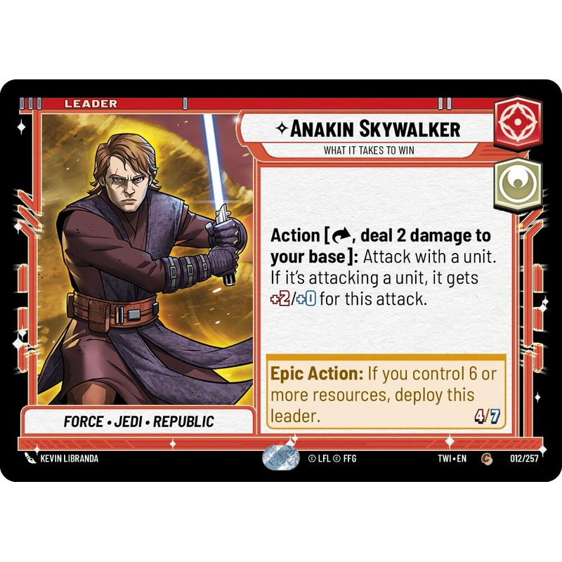 Anakin Skywalker – What it Takes to Win (012/257) (012/257) [Twilight of the Republic]