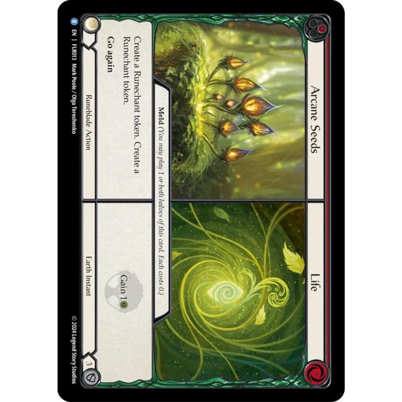 Arcane Seeds <> Life [FLR013] (Rosetta Florian Blitz Deck)