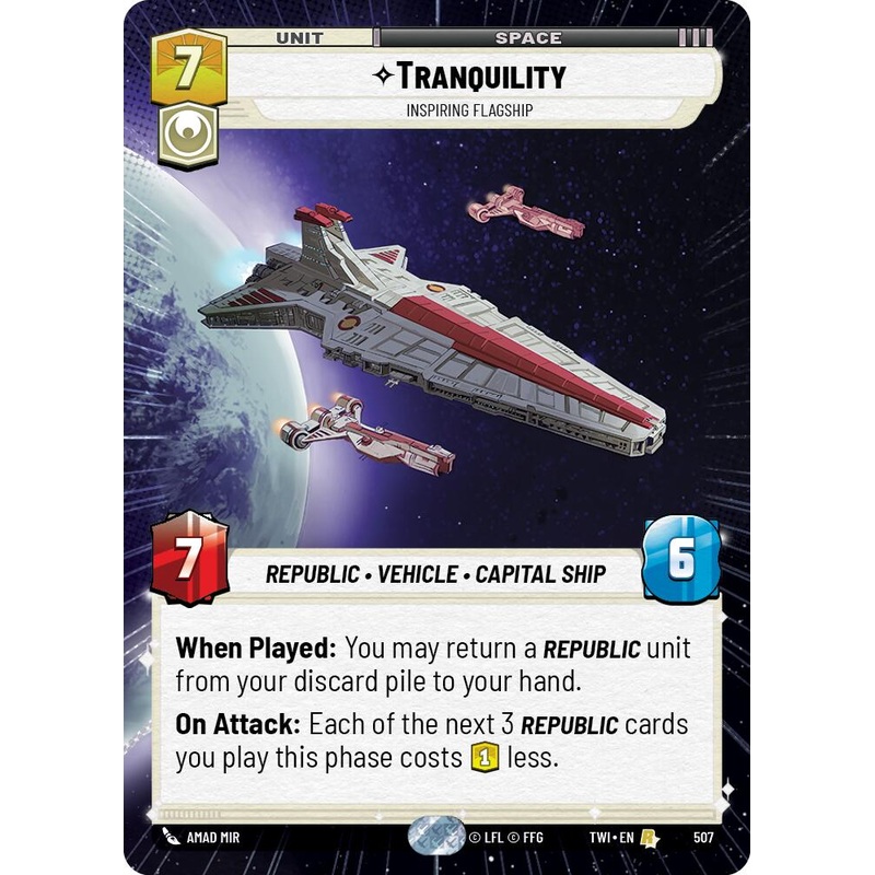 Tranquility – Inspiring Flagship (507) (Hyperspace) (507) [Twilight of the Republic]