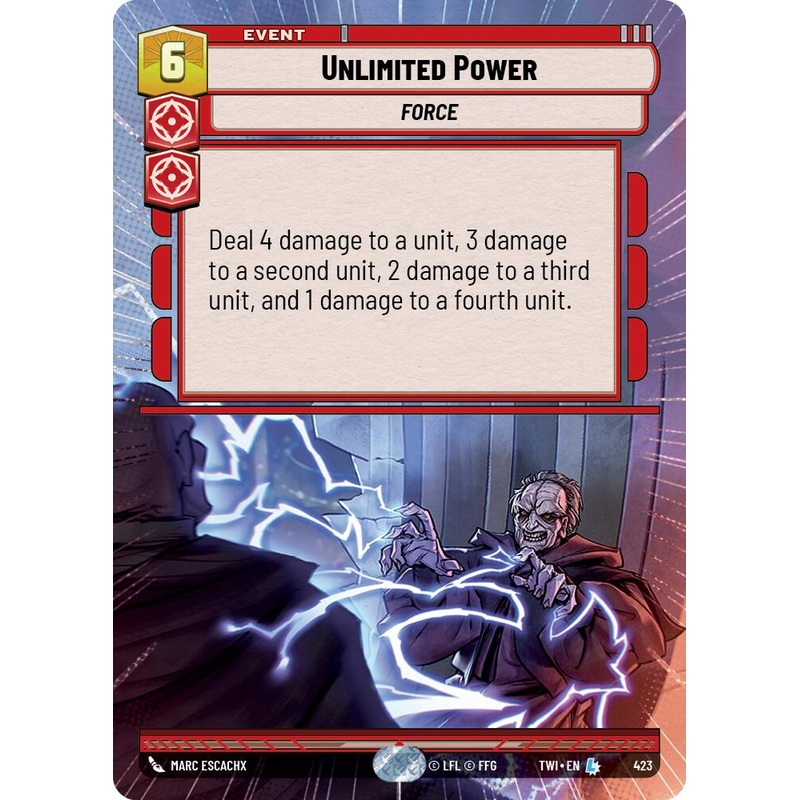 Unlimited Power (423) (Hyperspace) (423) [Twilight of the Republic]