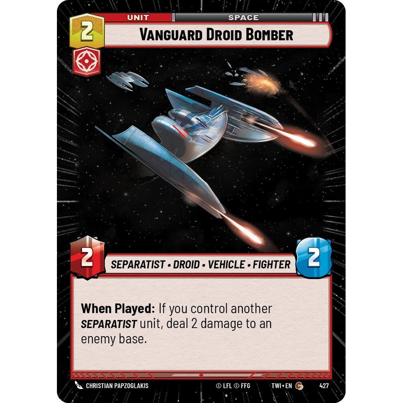 Vanguard Droid Bomber (427) (Hyperspace) (427) [Twilight of the Republic]