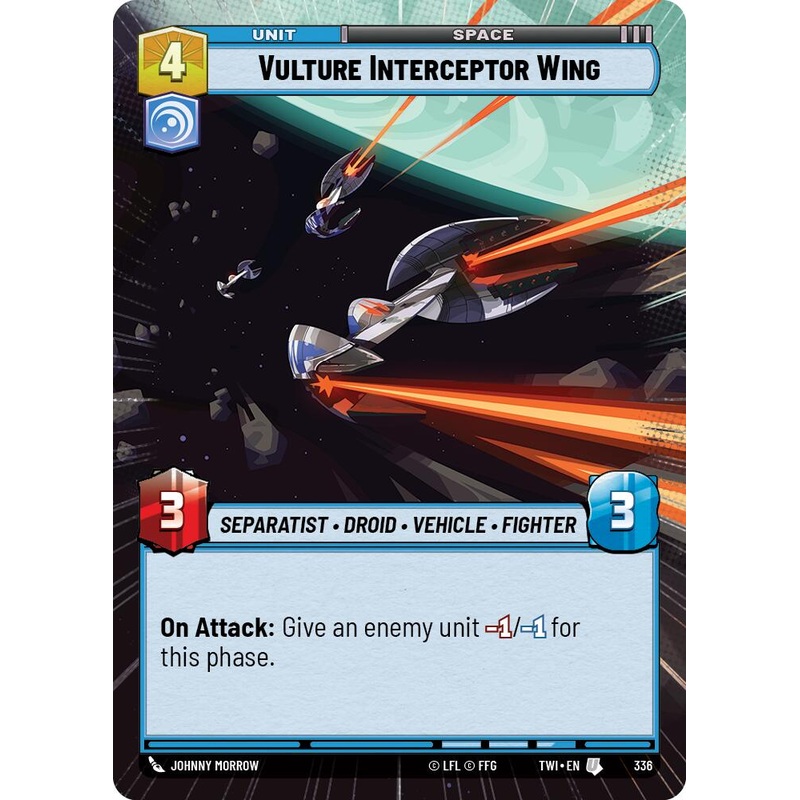 Vulture Interceptor Wing (336) (Hyperspace) (336) [Twilight of the Republic]