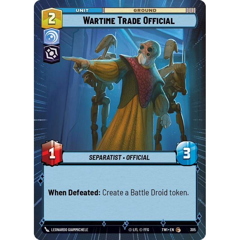 Wartime Trade Official (305) (Hyperspace) (305) [Twilight of the Republic]
