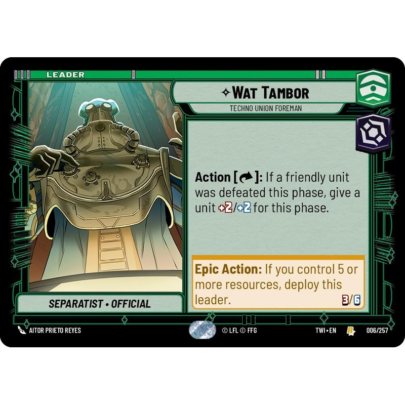 Wat Tambor – Techno Union Foreman (006/257) (006/257) [Twilight of the Republic]