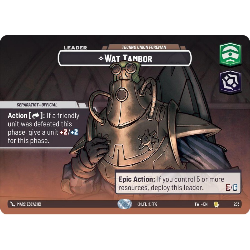 Wat Tambor – Techno Union Foreman (263) (Showcase) (263) [Twilight of the Republic]