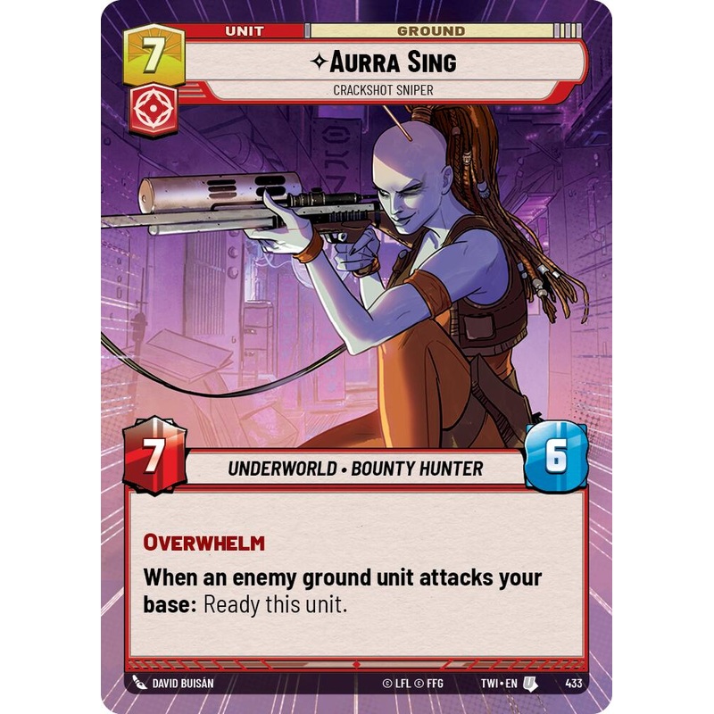 Aurra Sing – Crackshot Sniper (433) (Hyperspace) (433) [Twilight of the Republic]