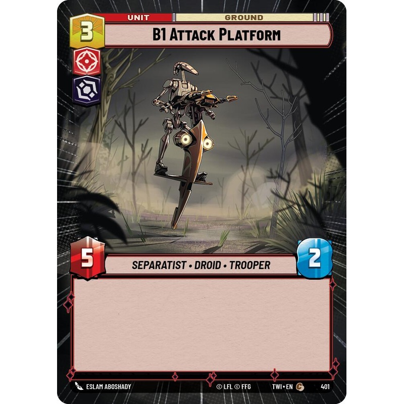 B1 Attack Platform (401) (Hyperspace) (401) [Twilight of the Republic]