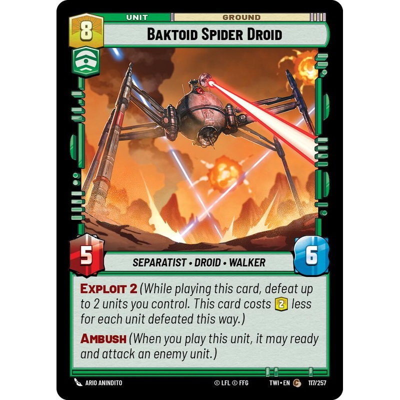 Baktoid Spider Droid (117/257) (117/257) [Twilight of the Republic]