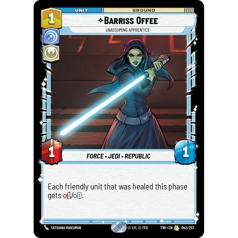 Barriss Offee – Unassuming Apprentice (042/257) (042/257) [Twilight of the Republic]