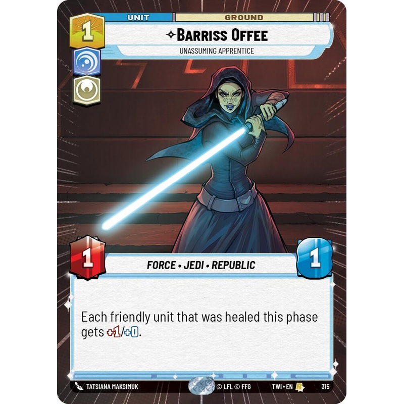 Barriss Offee – Unassuming Apprentice (315) (Hyperspace) (315) [Twilight of the Republic]
