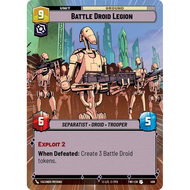 Battle Droid Legion (498) (Hyperspace) (498) [Twilight of the Republic]
