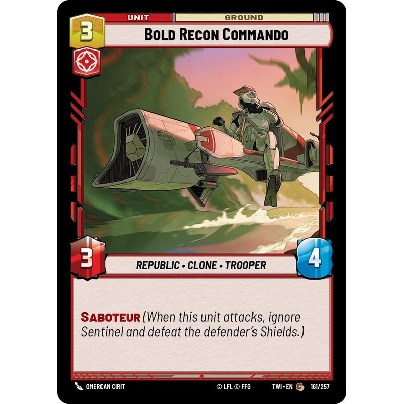 Bold Recon Commando (161/257) (161/257) [Twilight of the Republic]