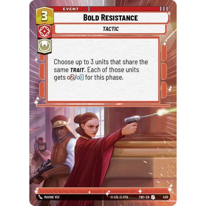 Bold Resistance (420) (Hyperspace) (420) [Twilight of the Republic]