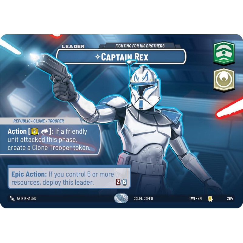 Captain Rex – Fighting For His Brothers (264) (Showcase) (264) [Twilight of the Republic]