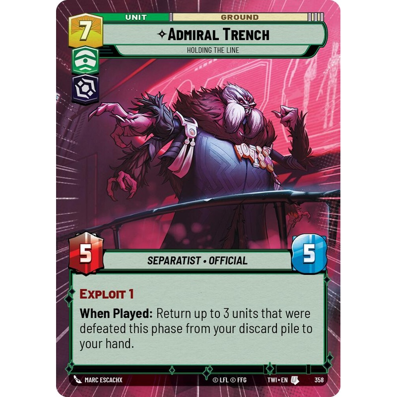 Admiral Trench – Holding the Line (358) (Hyperspace) (358) [Twilight of the Republic]