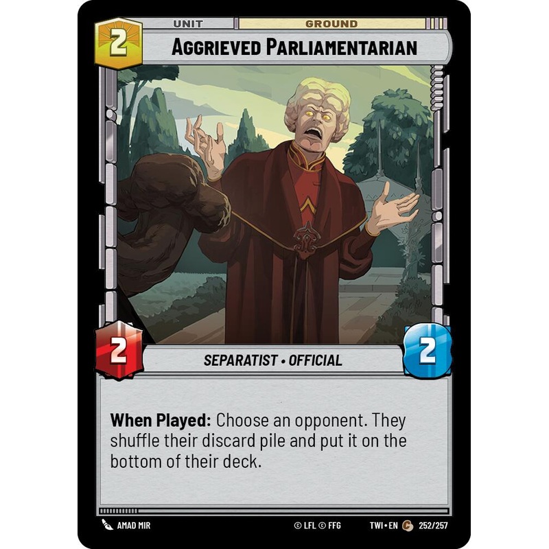 Aggrieved Parliamentarian (252/257) (252/257) [Twilight of the Republic]