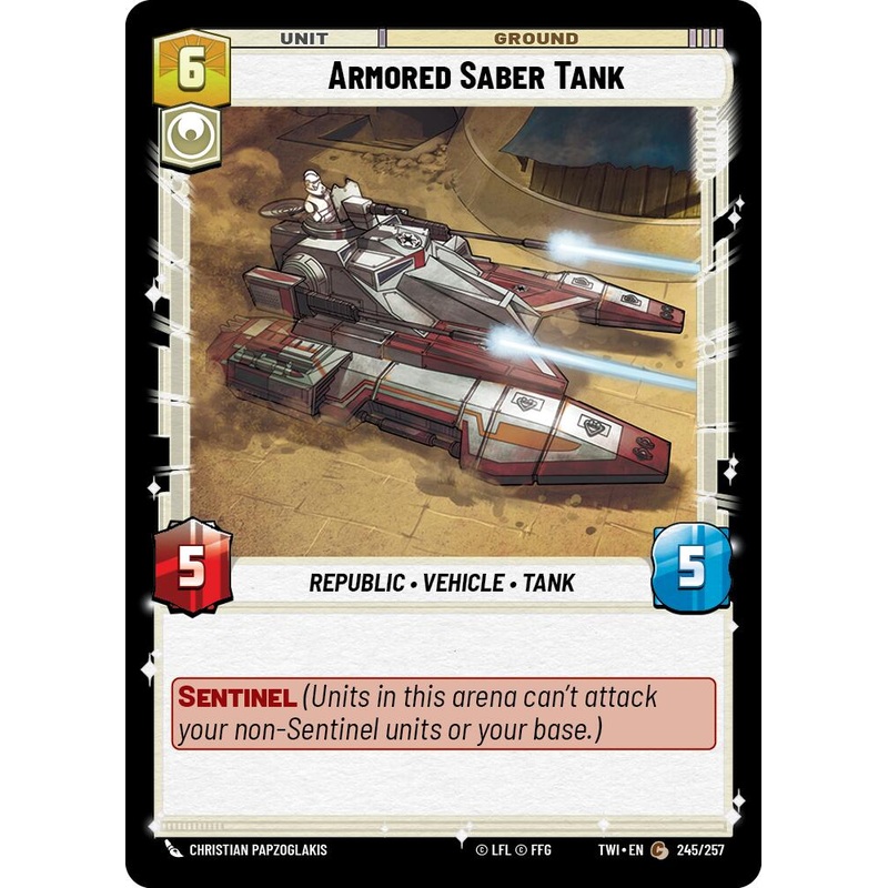 Armored Saber Tank (245/257) (245/257) [Twilight of the Republic]