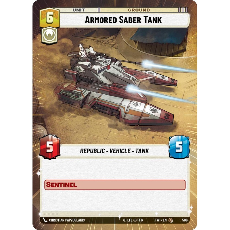 Armored Saber Tank (506) (Hyperspace) (506) [Twilight of the Republic]