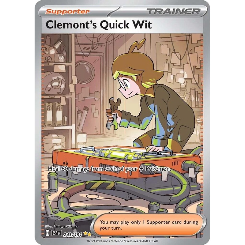Clemont’s Quick Wit (243/191) [Scarlet & Violet: Surging Sparks]