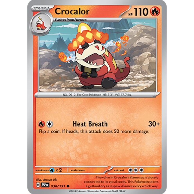 Crocalor (030/191) [Scarlet & Violet: Surging Sparks]