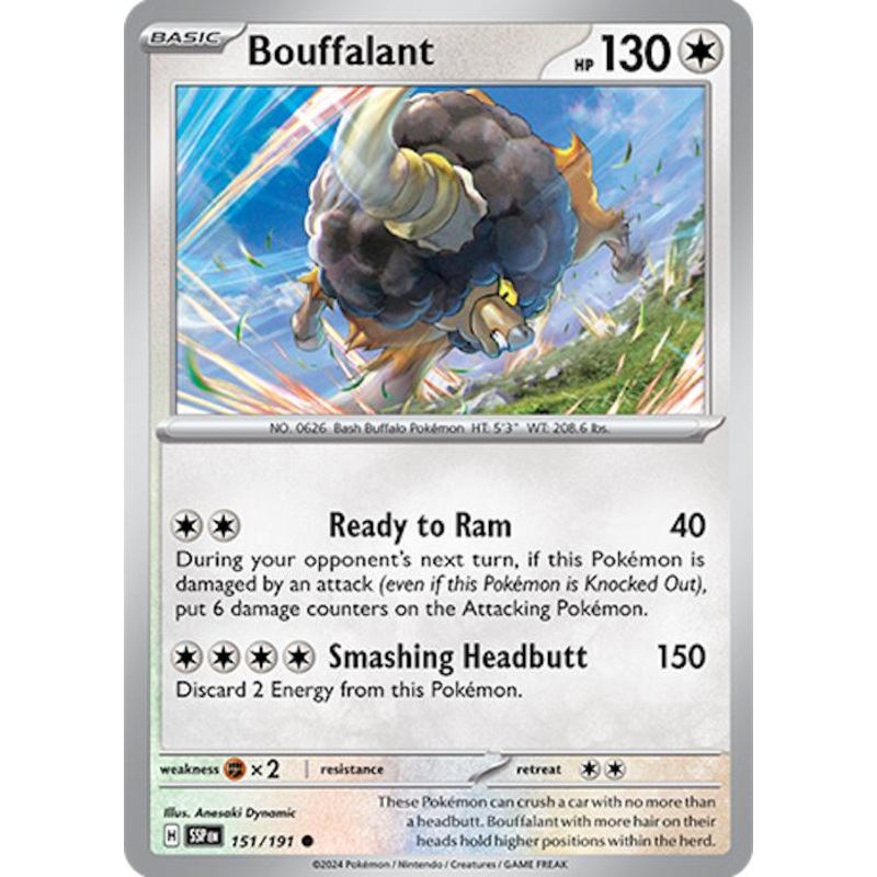 Bouffalant (151/191) [Scarlet & Violet: Surging Sparks]