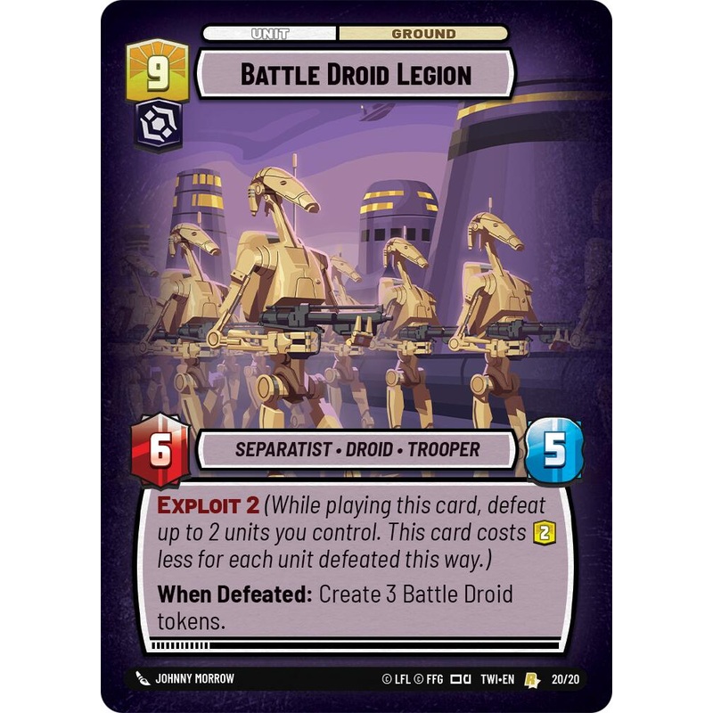 Battle Droid Legion (20/20) [Twilight of the Republic: Weekly Play]