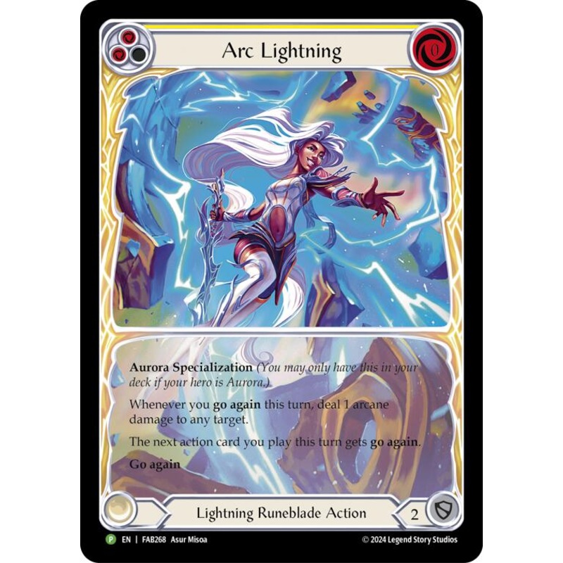 Arc Lightning (Extended Art) [FAB268] (Promo)  Rainbow Foil
