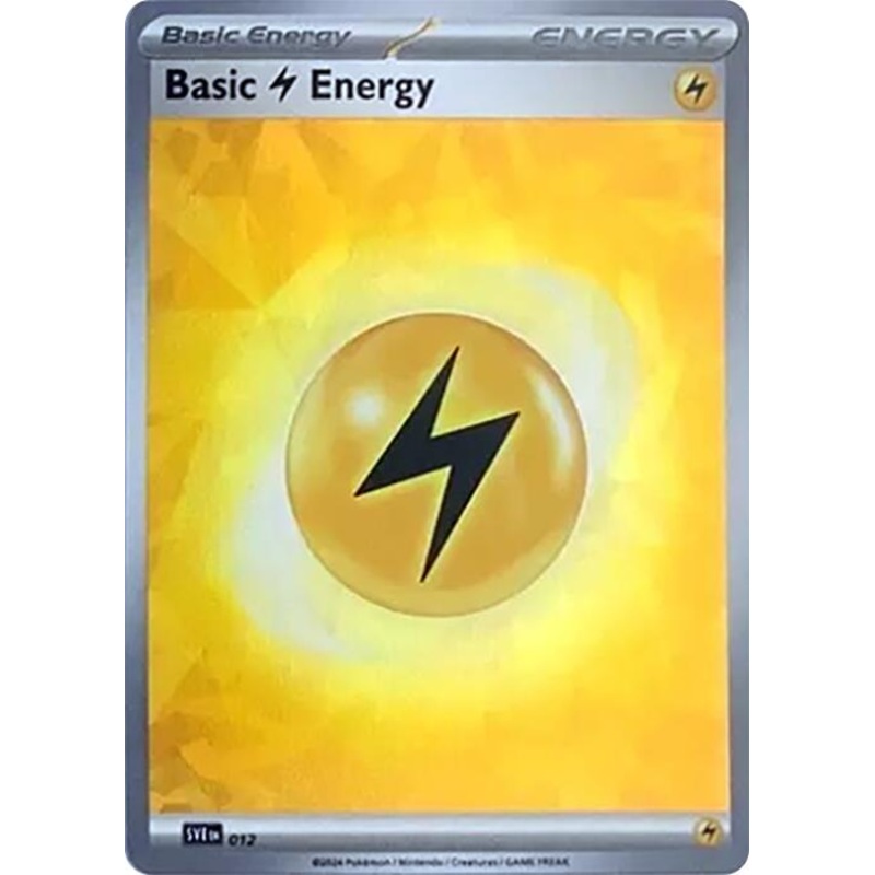 Basic Lightning Energy (012) (Cracked Ice Holo) [Scarlet & Violet: Stellar Crown]