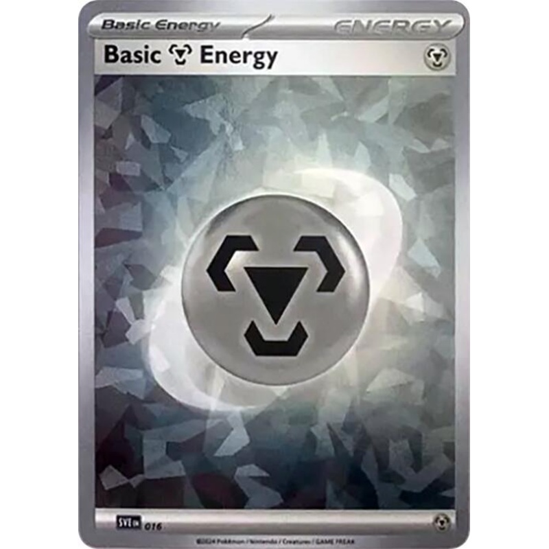 Basic Metal Energy (016) (Cracked Ice Holo) [Scarlet & Violet: Stellar Crown]