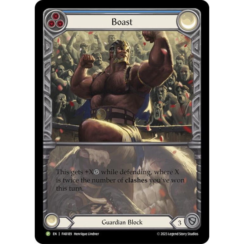 Boast (Cold Foil) [FAB189] (Promo)  Rainbow Foil