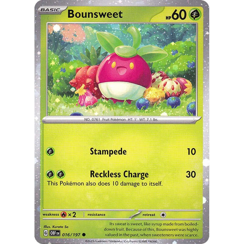 Bounsweet (016/197) (Cosmos Holo) [Miscellaneous Cards]