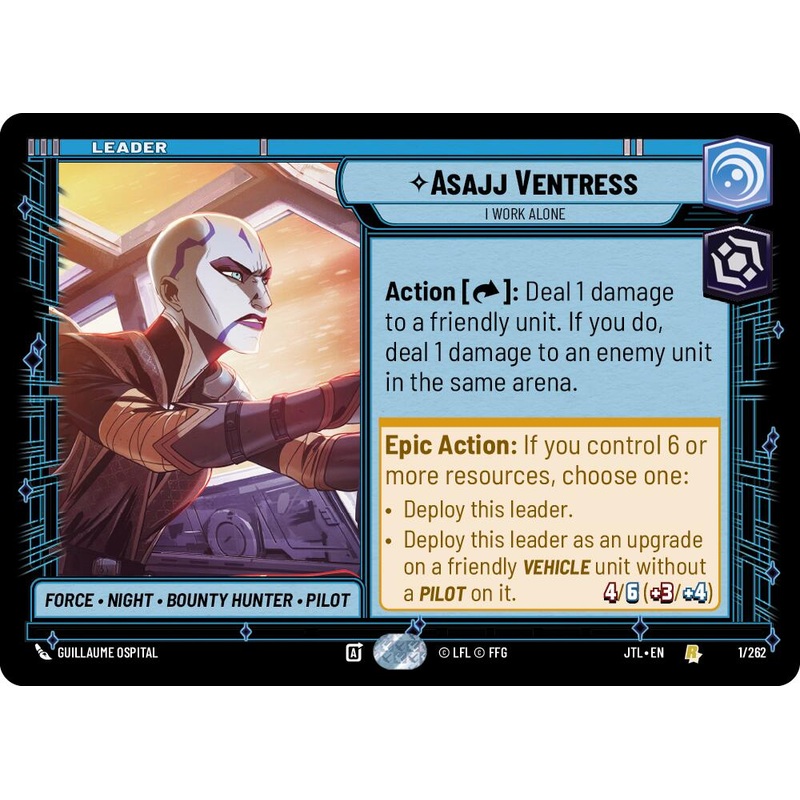 Asajj Ventress – I Work Alone (001/262) (001/257) [Jump to Lightspeed]
