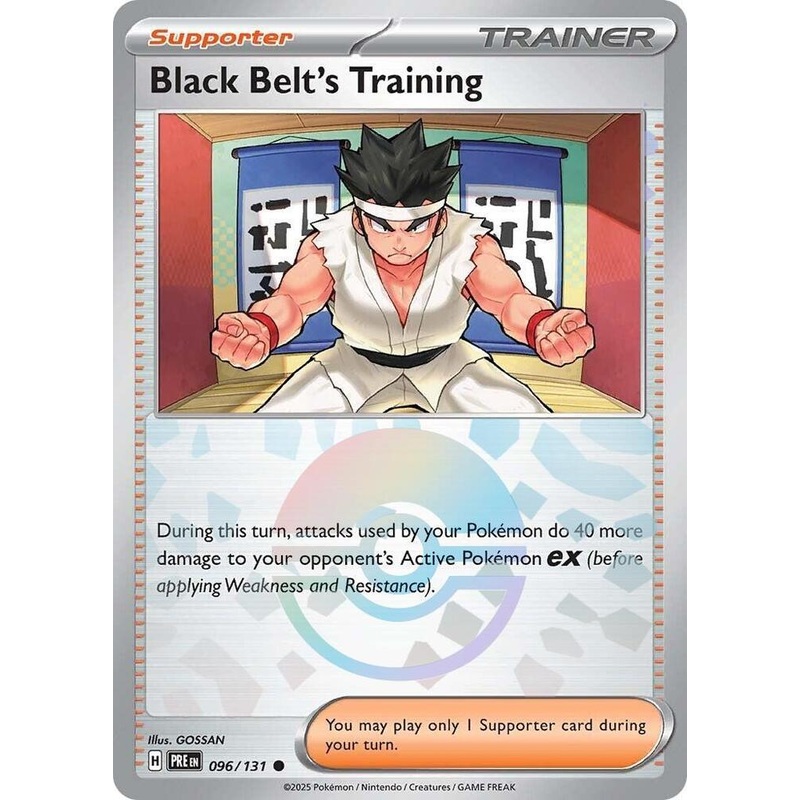 Black Belt’s Training (096/131) (Poke Ball Pattern) [Scarlet & Violet: Prismatic Evolutions]