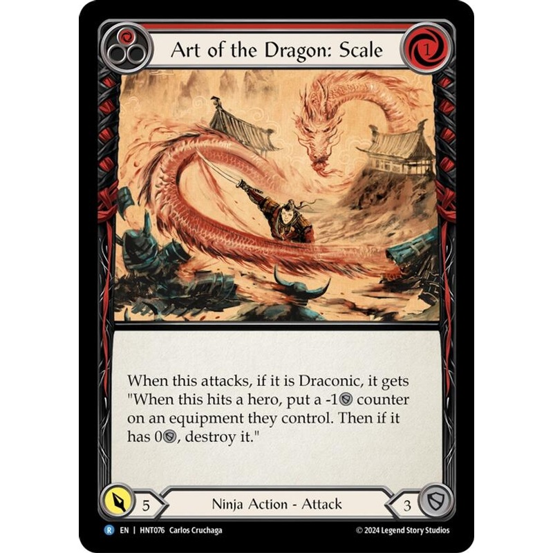 Art of the Dragon: Scale [HNT076] (The Hunted)