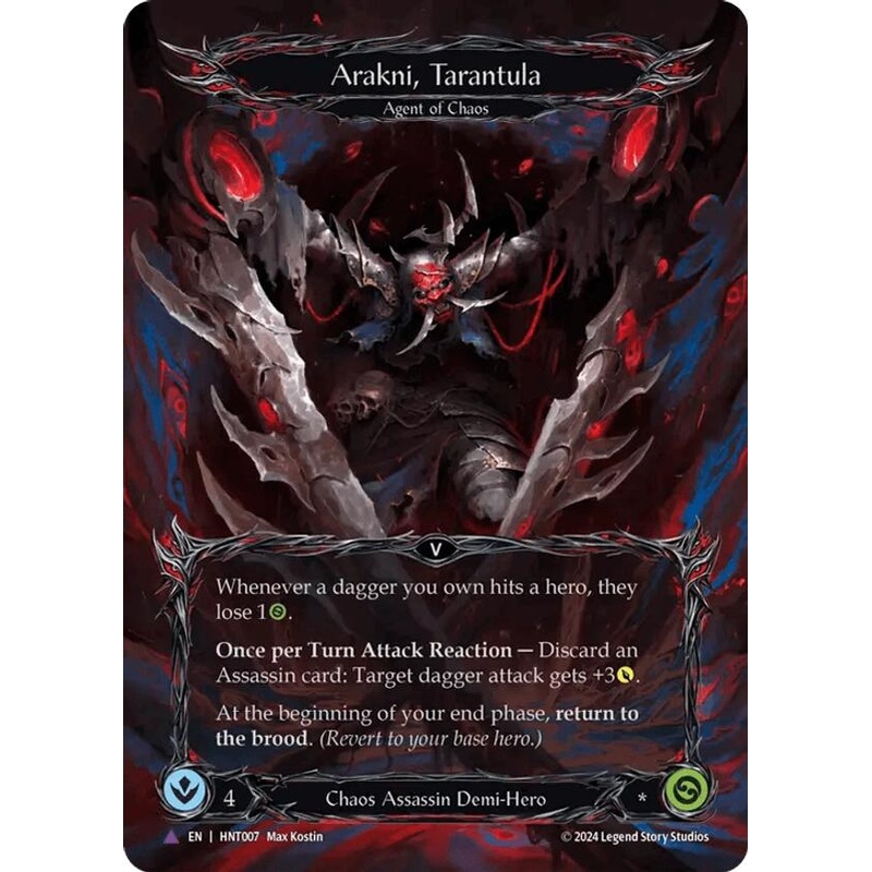 Arakni, Tarantula [HNT007] (The Hunted)  Cold Foil