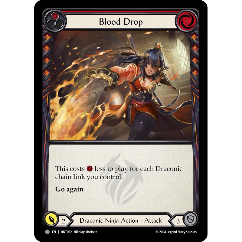 Blood Drop (Red) [HNT062] (The Hunted)