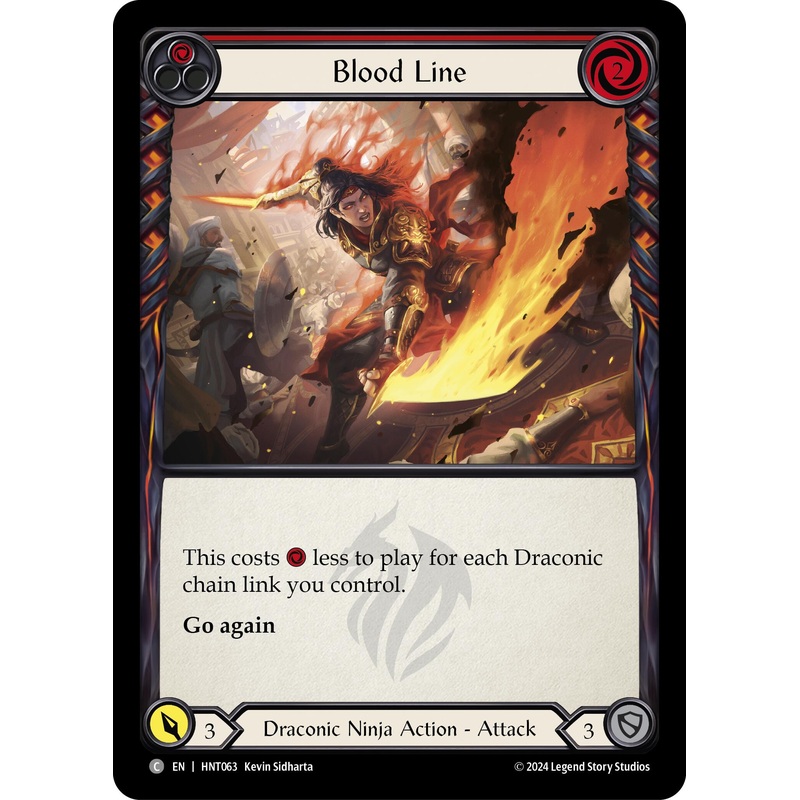 Blood Line (Red) [HNT063] (The Hunted)