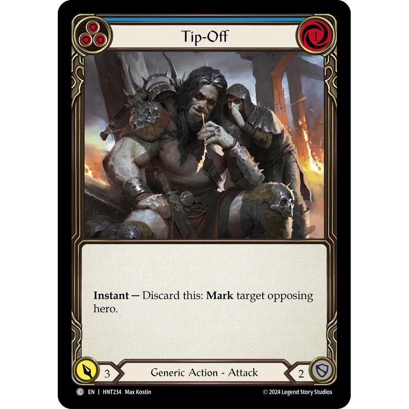 Tip-Off (Blue) [HNT234] (The Hunted)
