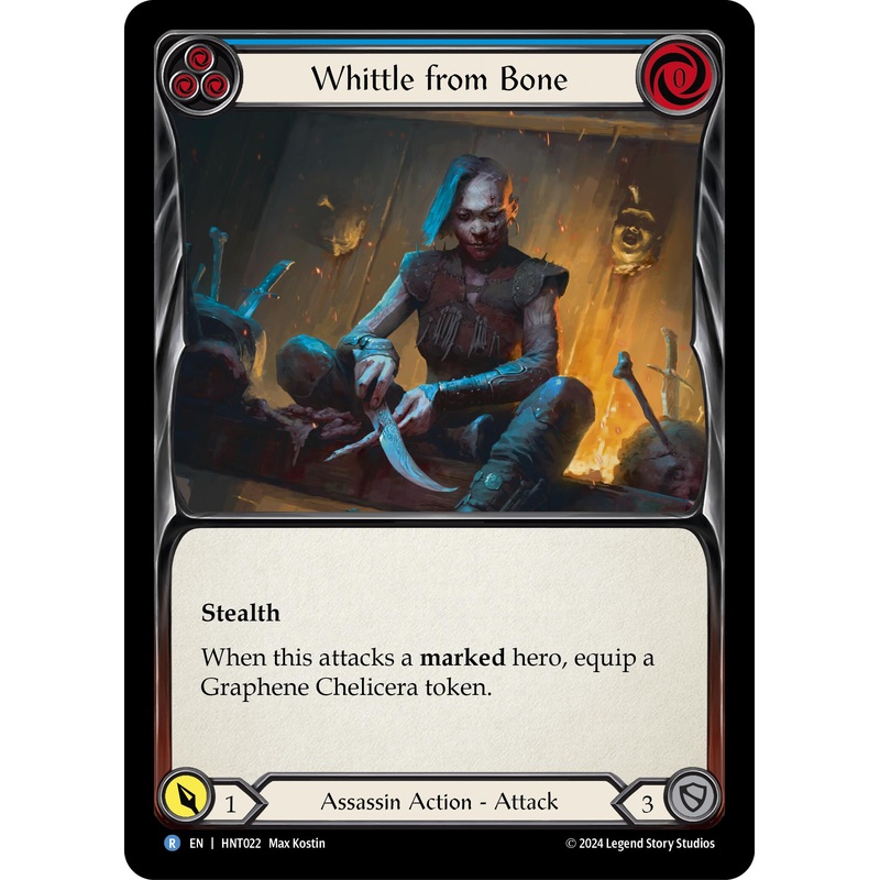 Whittle from Bone (Blue) [HNT022] (The Hunted)