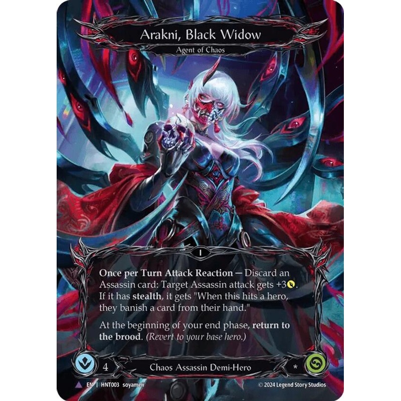 Arakni, Black Widow [HNT003] (The Hunted)  Cold Foil