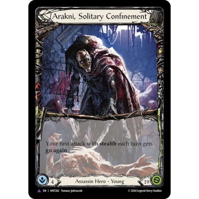 Arakni, Solitary Confinement (Marvel) [HNT262] (The Hunted)  Cold Foil