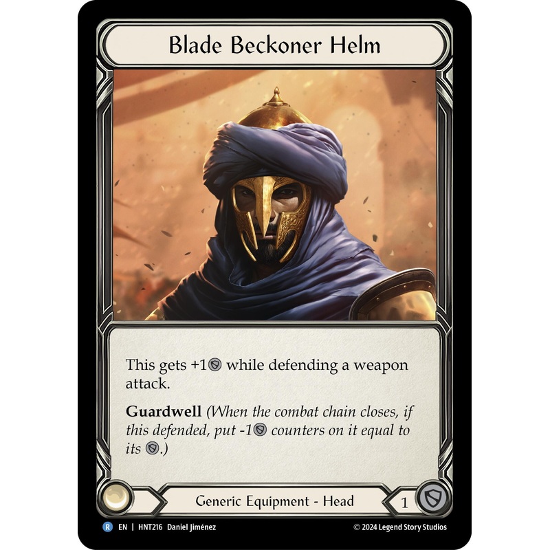 Blade Beckoner Helm [HNT216] (The Hunted)  Cold Foil