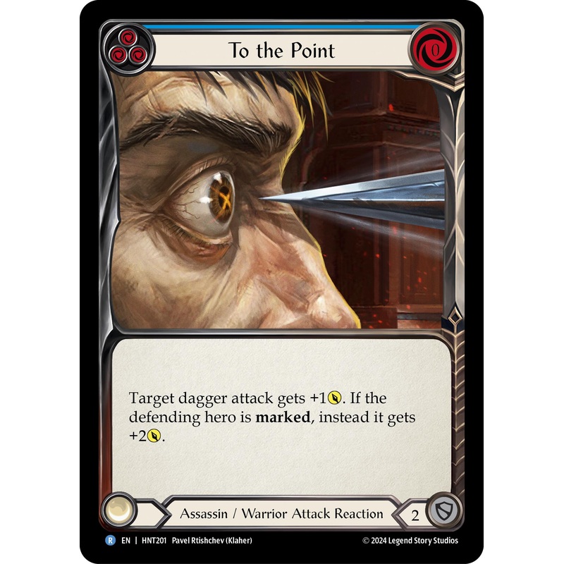 To the Point (Blue) [HNT201] (The Hunted)  Rainbow Foil