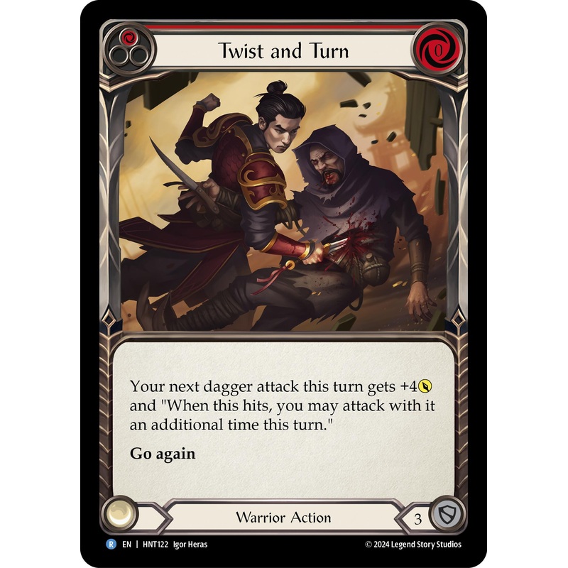 Twist and Turn (Red) [HNT122] (The Hunted)  Rainbow Foil