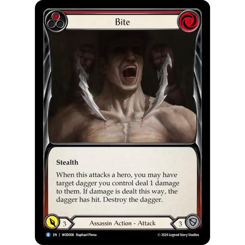 Bite (Red) [WOD008] (The Hunted Arakni, Web of Deceit Blitz Deck)