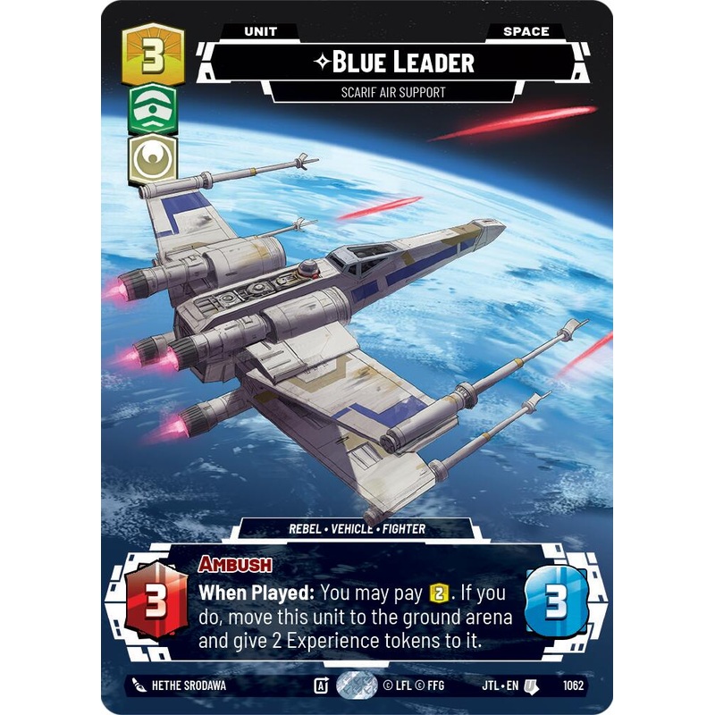Blue Leader – Scarif Air Support (1062) (Prestige Foil) (1062) [Jump to Lightspeed]