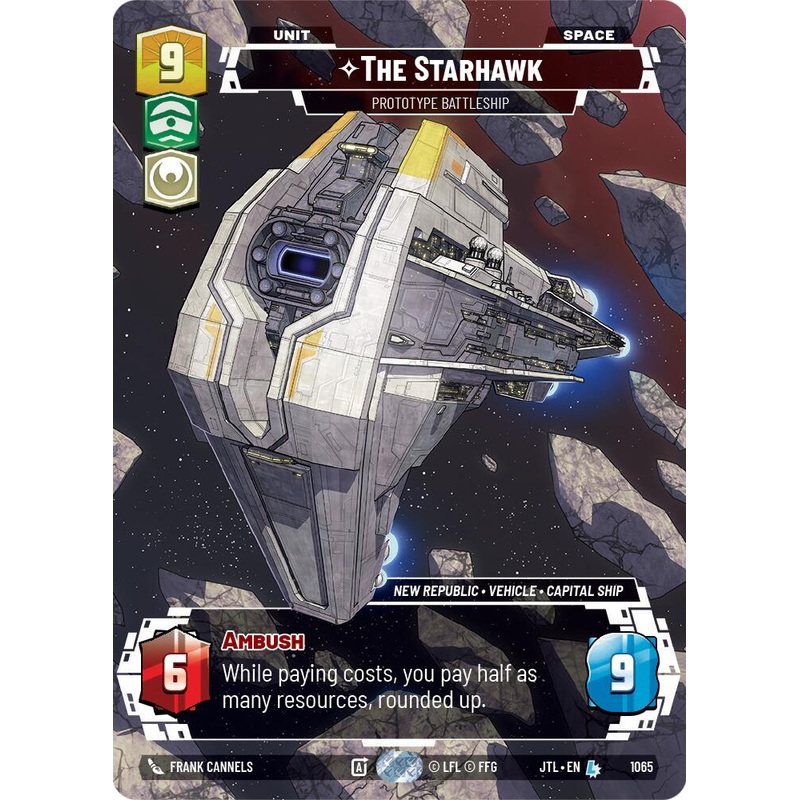 The Starhawk – Prototype Battleship (1065) (Prestige Foil) (1065) [Jump to Lightspeed]