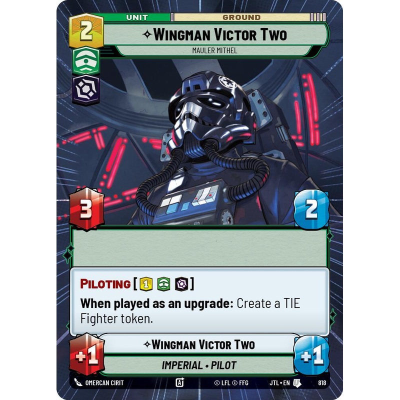 Wingman Victor Two – Mauler Mithel (818) (Hyperspace Foil) (818) [Jump to Lightspeed]
