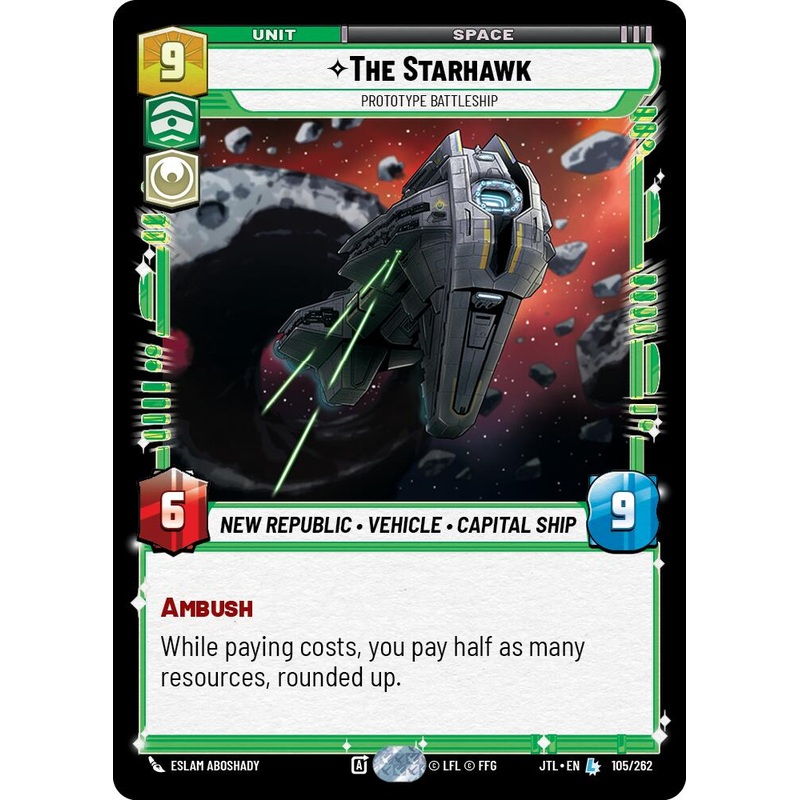 The Starhawk – Prototype Battleship (105/262) (105/262) [Jump to Lightspeed]